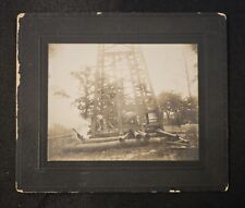 Occupational Drilling or Lumber Antique Cabinet Card Photo picture