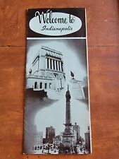 Welcome to Indianapolis VINTAGE 1950's Travel Brochure, Motor Speedway picture