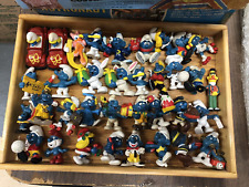 Vintage Peyo Schleich Smurf Collection Gorgeous shape many smurfs picture