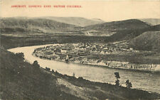 Vintage Postcard Ashcroft Looking East British Columbia Canada Thompson County  picture