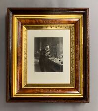 Louis Pasteur 1894 Photogravure in Antique Eastlake Victorian Frame circa 1880 picture