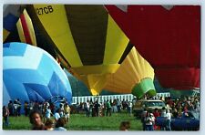 Pawtucket Rhode Island Postcard Hot Air Sport Ballooning Adventure Rides c1960 picture