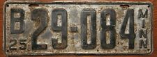 1925 Minnesota License Plate B29-084 picture