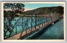Early Vintage Postcard- Cheat River Bridge, Morgantown, W. VA. picture