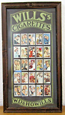 Antique Framed Will's Cigarettes Cards W.D. & H.O. Wills circa 1900 picture