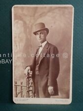 1800s antique N H BUSEY CDV PHOTOGRAPH baltimore md PHOTOGRAPHER fashion man picture
