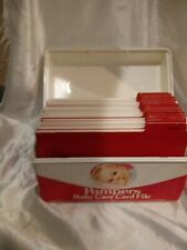 VINTAGE ADVERTISING 1979 PROCTER & GAMBLE PAMPERS DIAPER BABY CARE CARD FILE  picture