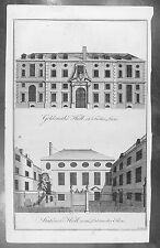 1755 Maitland Antique Print of Stationers & Goldsmiths Hall Fosters Lane, London picture
