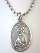 St Elizabeth Ann Seton Medal Italy Necklace 24