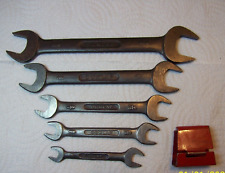 vtg. Dunlap  5 piece wrench set w/ metal holder, Sears Roebuck & Co, 1930s-1940s picture