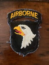 POST WWII WW2 OCCUPATION PERIOD US ARMY 101ST AIRBORNE TYPE #10 W/ATTACHED TAB picture