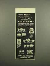 1949 A.E. Hull Pottery Cinderella Kitchenware Ad picture