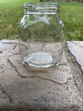 Vintage Mayo Jar ONE OF THE BLUE PLATE FINE FOODS 5” Glass Rounded Shoulders picture