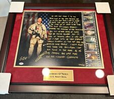 Framed Navy SEAL Robert O’Neill Signed LE “Bin Laden Raid” 16x20 Story Photo PSA picture