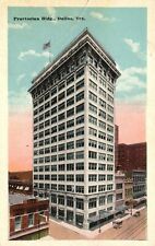 Dallas Texas, Praetorian Building Street View, Vintage Postcard picture