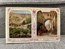 Jerusalem Garden Of Gethsemane And Mount Of Olives 1910s Postcard  picture