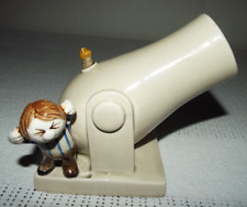 VINTAGE 1977 FITZ AND FLOYD INC.CERAMIC CANNON MATCHSTICK HOLDER READ picture