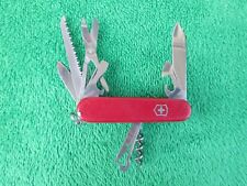 Victorinox Swiss Army Huntsman 91mm Folding Pocket Knife Multi Tool Red SAK #4 picture