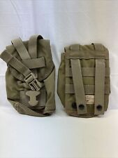 x2 USED Eagle Industries Military Canteen General Purpose Pouch Khaki SFLCS picture