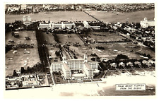 RPPC Postcard Aerial View  Palm Beach Florida 1935 picture