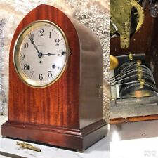 ANTIQUE USA SETH THOMAS 5 BELL SONORA CHIME CLOCK ,WALNUT CASE picture
