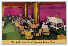 The Sable Room Hotel Touraine Boston Massachusetts MA Unposted Vintage Postcard picture