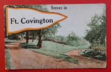 Fort Covington, NY New York Country Scenes Pathway 1915 Antique Postcard E75 picture