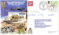 AF4b Special Air Service SAS PARA WWII cover signed RAF Tristar  crew picture