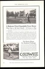 1926 Coldwell Lawn Mowers Model L  Newburgh NY Vintage magazine photo print ad 1 picture