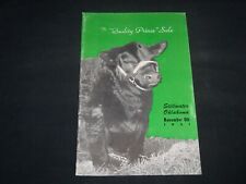1951 QUALITY PRINCE BREEDERS' CATTLE SALE CATALOG - STILLWATER OKLAHOMA - J 9230 picture