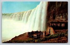 Niagara Falls Ontario Canada Plaza Below Horseshoe Falls VINTAGE Postcard picture