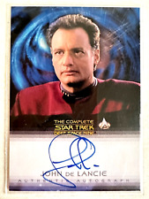 2007 The Complete Star Trek: Deep Space 9 Autograph Card John de Lancie picture