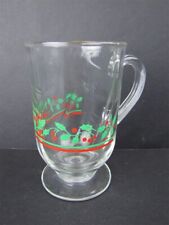 Vintage 1980s Arby's Irish Coffee Christmas Collection Glass Mug picture
