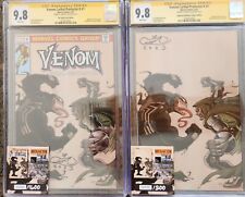 Limited Venom Lethal Protector #1 Chrissie Zullo Signed Variant Set. CGC 9.8 picture