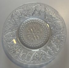 Vintage Clear Glass Sandwich Tiara Indiana Glass Dinner Plate Pattern 10.25” picture