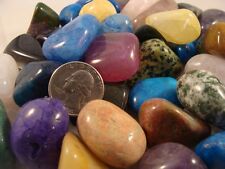 Tumbled and Polished Gemstones Xtra Large (Size #6) - Colorful - 1 LB Lots picture