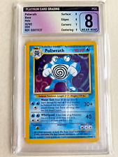 Poliwrath Holo Rare 1999 Pokemon Base Set Unlimited 13/102 PGS 8 NM-M WOTC picture