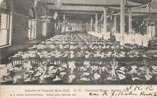 c1905 Interior General Mess Hall GG National Home Marion IN P413 picture