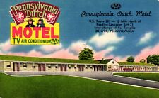 Pennsylvania Dutch Motel Denver Pennsylvania Postcard picture