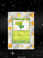 Oddish 092/091 - Pokemon Paldean Fates - Magnetic Card Case + Artwork + Stand  picture