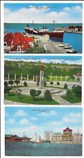 Curacao Netherlands Antilles West Indies NWI Harbor Waterfront Stamps Kropp 3PC picture
