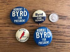 Robert C. Byrd, Byrd For Senate, Political Election Pins, Controversial Senator picture
