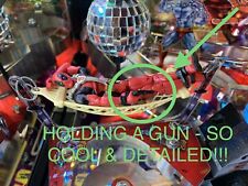 NEW Custom DEADPOOL Holding Gun Pinball Machine Figure Swinging on Hammock Mod picture