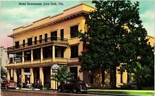 VTG Postcard- OB124. Hotel Suwannee, Live Oak, Fla.. Unused 1940 picture