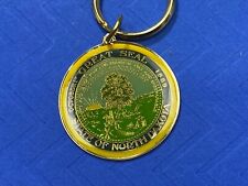 The Great State Seal of North  Dakota Souvenir Keychain - Key Ring Chain picture