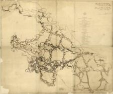 1862 Map| Sketch exhibiting the approachs to Richmond from Pamunkey River : from picture
