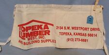 Topeka Lumber Co. Nail Apron Advertising Red Letter Topeka Kansas westport drive picture