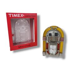 Timex Collectible Mini Clock 1950s Jukebox Desk Tabletop Quartz Movement & Box picture