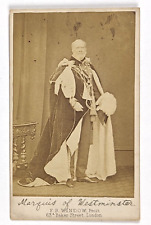 Richard Grosvenor Marquis of Westminster Antique Photograph London England CDV picture
