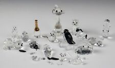 Swarovski Crystal As-Is Lot Figurines Cats Penguin Bear Replacement Repair Parts picture